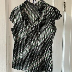 Vintage Tristan & Iseut Sheer Polka Dot Blouse – Size Small